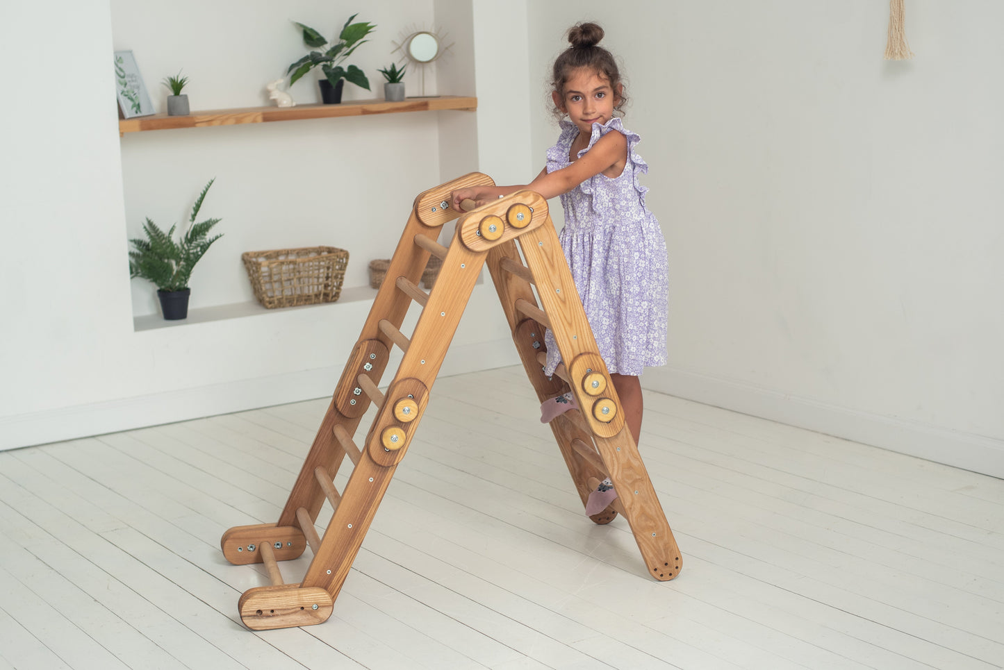 Snake Ladder – Montessori Climber for Kids 1-7 y.o. – Beige